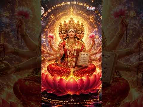 Peaceful Gayatri Mantra Meditation🧘 #OmBhurBhuvaSwaha #DivineVibes #SpiritualEnergy #VedicChanting thumbnail