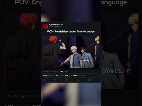 POV: English isn’t your first language ? #anime #animeshorts #animememes #animeedits #shorts thumbnail