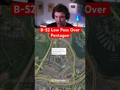 B-52 Low Pass Over Pentagon thumbnail