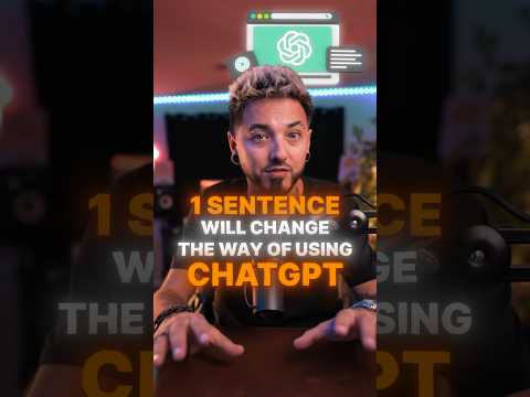 This will change the way you use ChatGPT forever… ? thumbnail