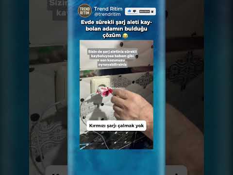 Evde Sürekli Şarj Aleti Kaybolan Adamın Tepkisi 🤣😅 thumbnail