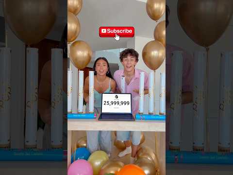 SUBSCRIBE FOR 7 YEARS OF GOOD LUCK! 🍀😅 | Cadel and Mia #funny #couple #shorts thumbnail