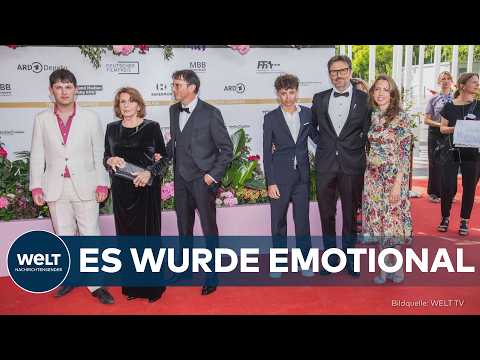 DEUTSCHER FILMPREIS: Emotionaler Moment! Senta Berger und Wim Wenders im Lola-Regen in Berlin! thumbnail