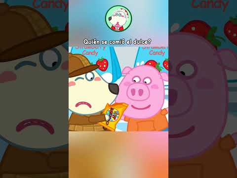 Quién se comió el dulce? 🍬 ¡Sé honesto y sigue las reglas! #Wolfoo #shorts thumbnail