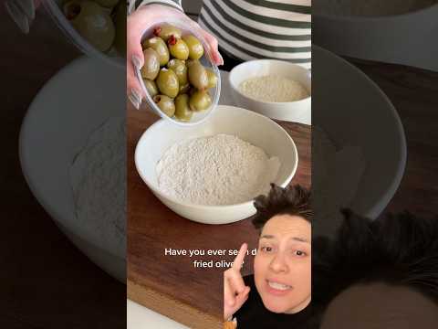 Zeytin kızartması mı?! Deniyorum   #shorts #tarif thumbnail