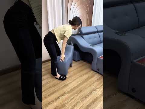 Este sofá esconde un SECRETO en su interior 🔥 #furniture #sofa #shorts thumbnail