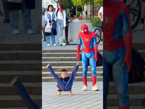 Spider-Man didn't expect this😂 #spiderman thumbnail