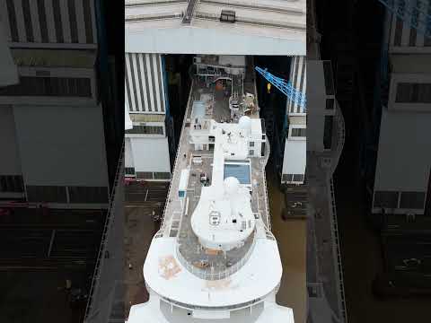 Battery Powered Cruise Ship: Silver Ray Floated Out of Building Hall thumbnail