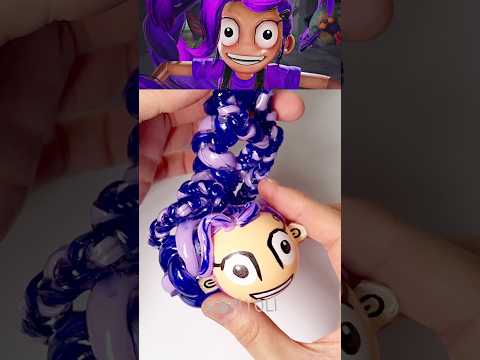 파피 플레이타임 5 릴리 러브브레이즈 💜 파트1 - DIY Poppy Playtime 5 Lily Lovebraids 💜 with Nano Tape! Part1 thumbnail