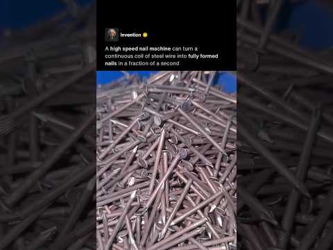 How Wire Nails Are Made 🔩 thumbnail