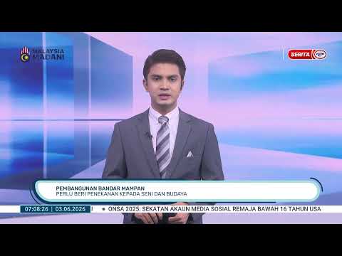 3 JUN 2026 - BERITA PAGI- PEMBANGUNAN BANDAR MAMPAN PERLU BERI PENEKANAN KEPADA SENI DAN BUDAYA thumbnail