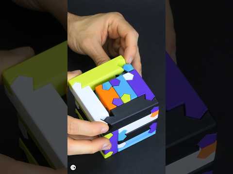 4x4 Tsugite Cube Puzzle 🧩 #3dprinting #puzzle thumbnail