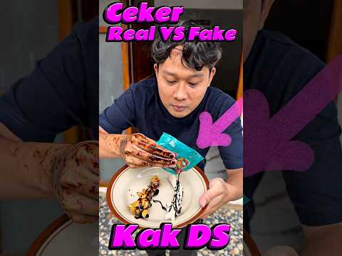Ceker real vs Fake kak DS #comedy #minivlog #anakdesa #ayam thumbnail