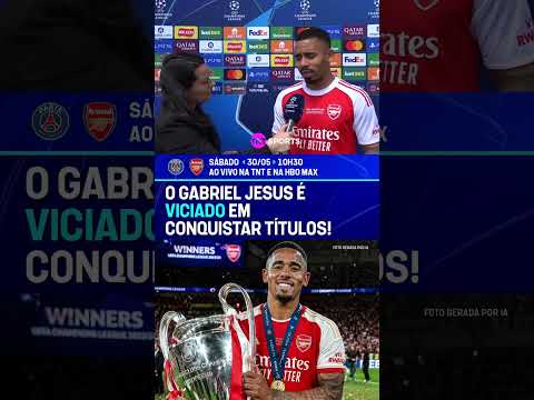 PALMEIRAS, MANCHESTER CITY, ARSENAL... Gabriel Jesus foi campeão por onde passou! ?? #shorts thumbnail