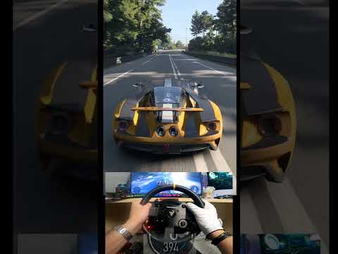 #2045 '17 Ford GT 931 hp Top Speed and Crash #shorts thumbnail