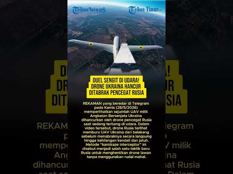 DUEL SENGIT DI UDARA! DRONE UKRAINA HANCUR DITABRAK PENCEGAT RUSIA thumbnail