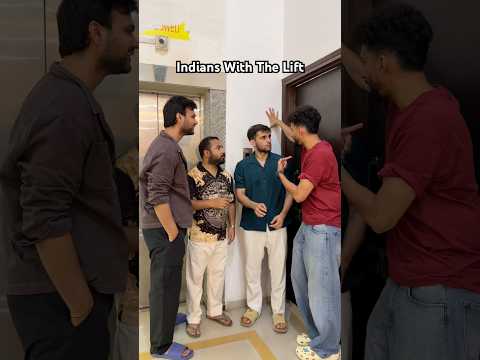 Indians With The Lift 🤣 #Shorts #Comedy #Funny thumbnail
