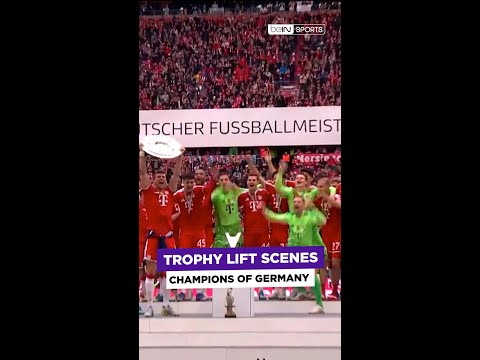 What a season! Bayern lift the #Bundesliga trophy! ? #shorts thumbnail