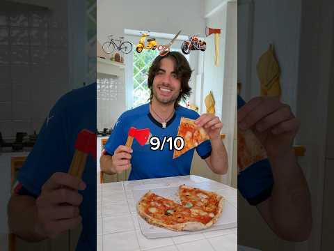 He used a MOTORCYCLE to cut PIZZA? thumbnail
