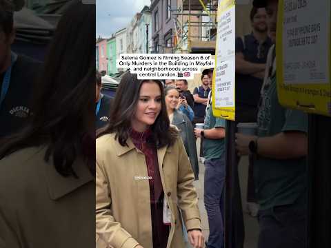 The crowd is EVERYWHERE for Selena Gomez 😭🔥#selenagomez #london #omitb #fyp thumbnail