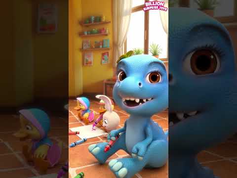 Baby Dino Adventure In Magic Town 🦖 #CartoonFun #KidsStory #DinoWorld thumbnail