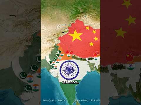 What if India and China Got Into a War? #shorts thumbnail