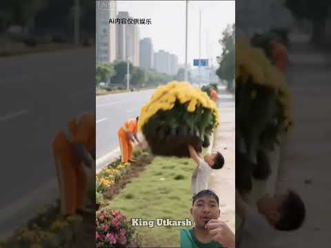 bantu tanam bunga!#shorts thumbnail