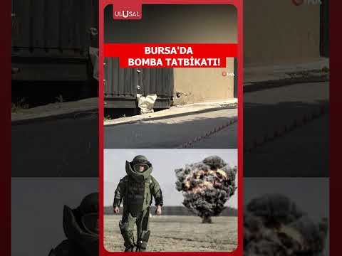 Bursa'da gerçeği aratmayan bomba tatbikatı! #shorts thumbnail