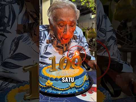 Di Usia 100 Tahun, Kakek ini Sampai Gemetaran Saat Tiup Lilin Ulang Tahunnya! thumbnail
