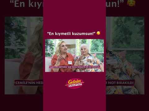 Cemile’ye gelen sürpriz hediye, herkesi şoke etti!  😳🎁 #GelinimMutfakta #Shorts thumbnail