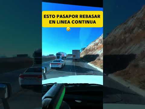 Esto Pasa por REBASAR en LINEA CONTINUA #trailero #traileros #camionero #rebasar #trucking thumbnail