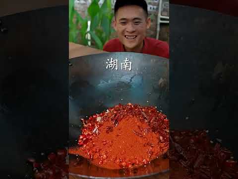 Competition in eating bamboo shoots from different places丨food blind box thumbnail