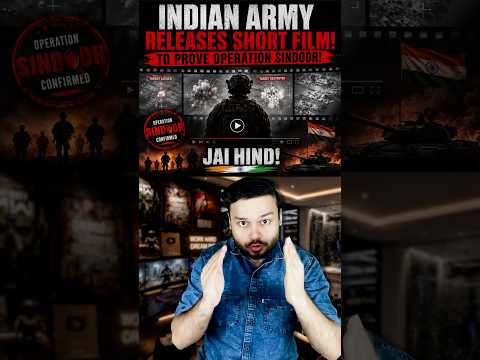 Indian Army RELEASED Short Film To PROVE Operation Sindoor! 1 Year Of OP Sindoor #shorts thumbnail