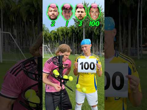 ??TENNIS BALL SPEED VS FOOTBALLERS’ NUMBERS | ? WHO WON!? thumbnail