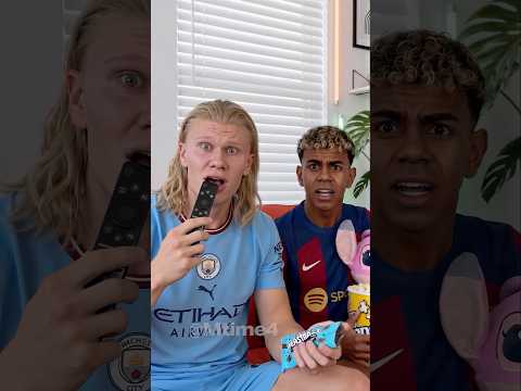 Haaland Tried to Eat the Remote 😂🍫 #football #haaland #parody thumbnail