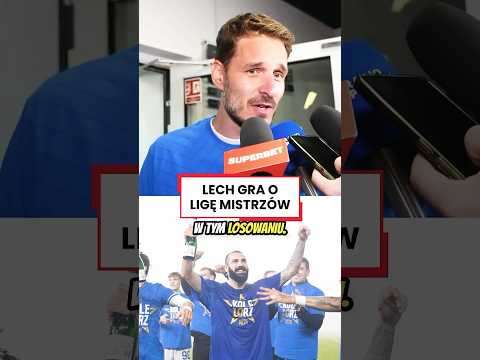 LECH POZNAŃ GRA O LIGĘ MISTRZÓW. PIOTR RUTKOWSKI NA GORĄCO #shorts thumbnail