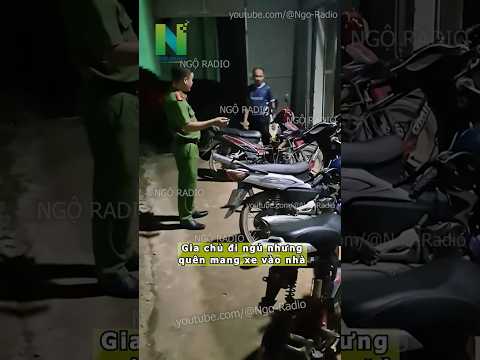 Gia chủ đi ngủ nhưng quên mang xe vào nhà thumbnail