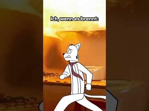 Ich, wenn Besuch da ist ?⚡️#deutsch #animation #lustig thumbnail