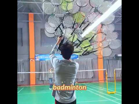 This boy made a super badminton racket that guarantees a 100% win 🏸💯🏆#shorts #funny #challenge thumbnail