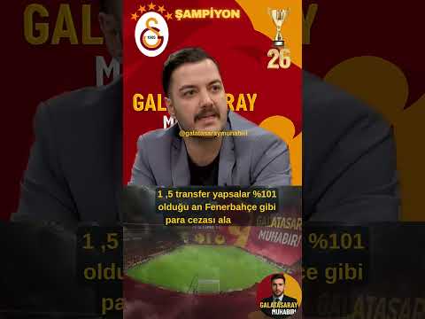 1Buçuk Transfer Yapsalar Fenerbahçe Gibi Ceza Alacaklardı #galatasaray thumbnail