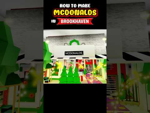 How to make McDonald’s in Brookhaven thumbnail