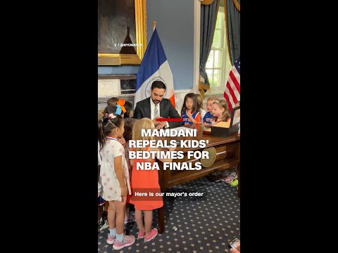 Mamdani repeals kids' bedtimes for NBA finals thumbnail