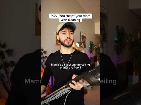 When you “help” your mom with cleaning 😭 thumbnail