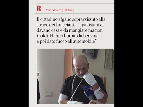 Strage dei braccianti, un sopravvissuto: “I pakistani ci davano casa e da mangiare ma non i soldi” thumbnail