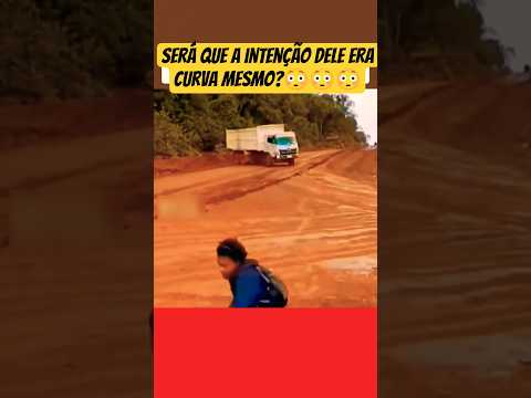 será que o caminhão iria curvar mesmo?#caminhão #caminhoneiro thumbnail