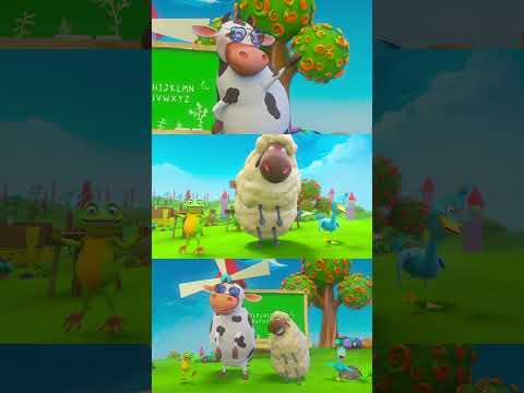 ABC Song - MooMoo & The Barn House Family #abcsong #MooMoo #shorts #nurseryrhymes thumbnail