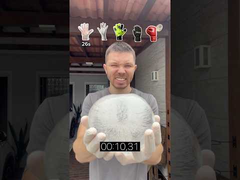 Cuál guante sostiene un hielo más tiempo? 🧤🥶 thumbnail