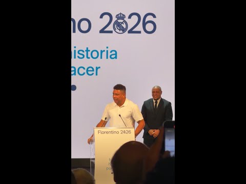 El MOMENTAZO de FLORENTINO y RONALDO en la PRESENTACIÓN de su CANDIDATURA | ELECCIONES REAL MADRID thumbnail