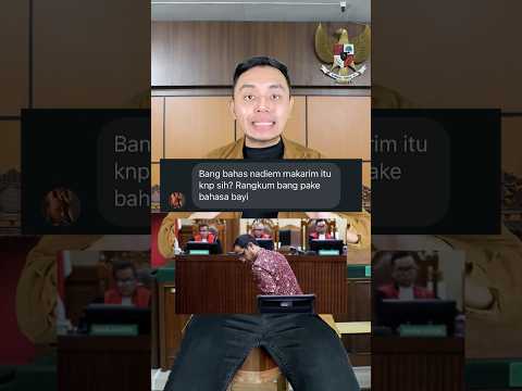 Rangkuman kasus Nadiem Makarim sampe kena 18 TAHUN penjara? #shorts thumbnail