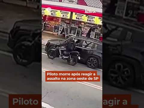 Piloto morre após reagir a assalto na zona oeste de SP #Shorts #CidadeAlerta thumbnail